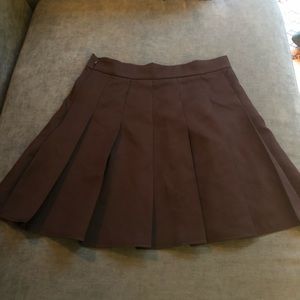 SHEIN black pleated mini skirt  size S